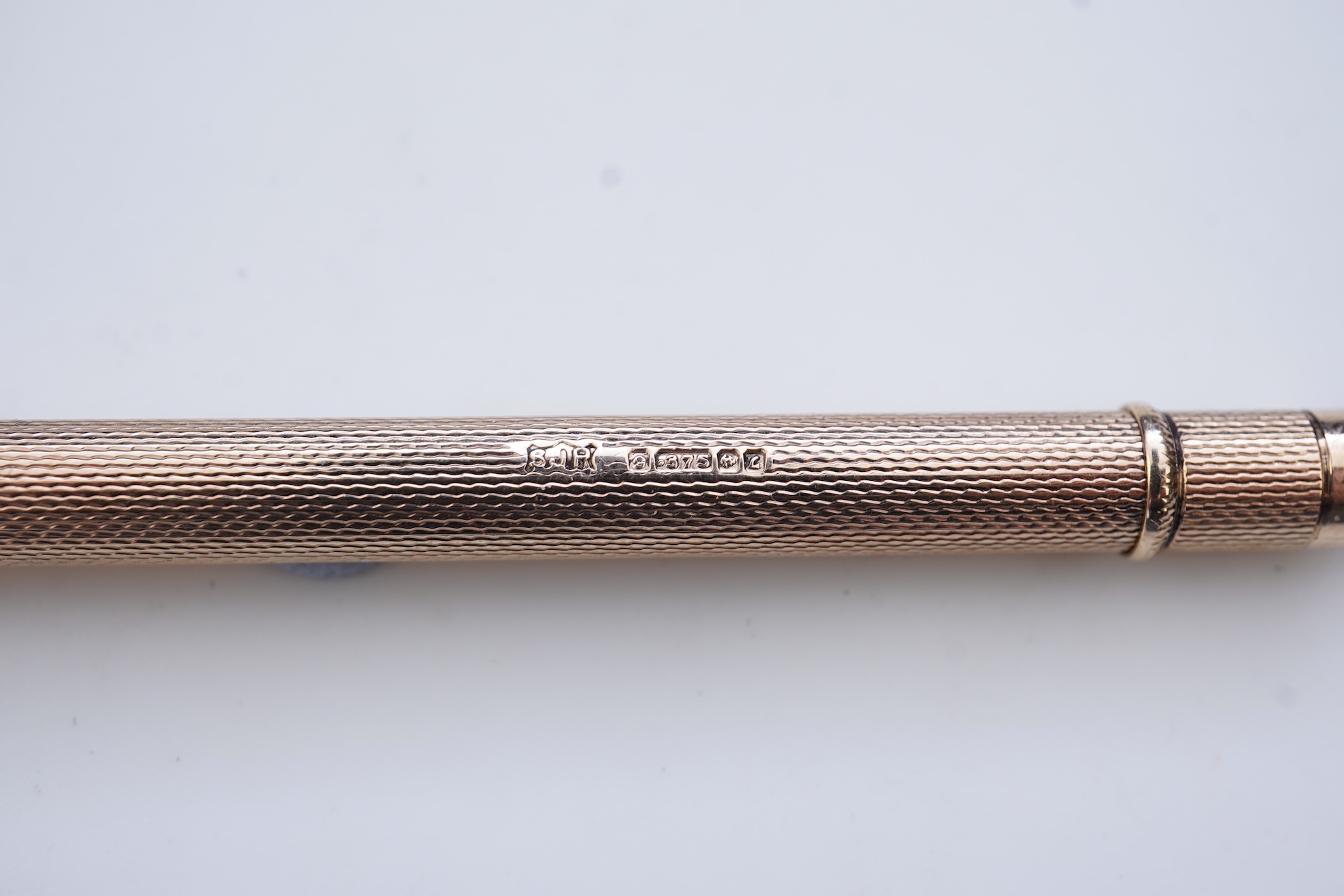 SJ Rood, a 9ct gold-cased propelling pencil, circa 1960